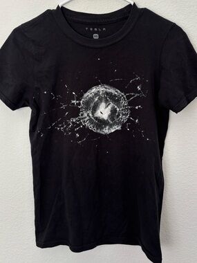 Iconic Cyber Truck Tesla Graphic Black Short Sleeve Tee